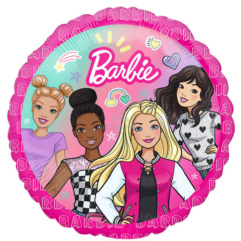 Globo Metálico 18" Barbie Dream Together