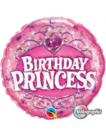 Globo Metálico 18" Birthday Princess